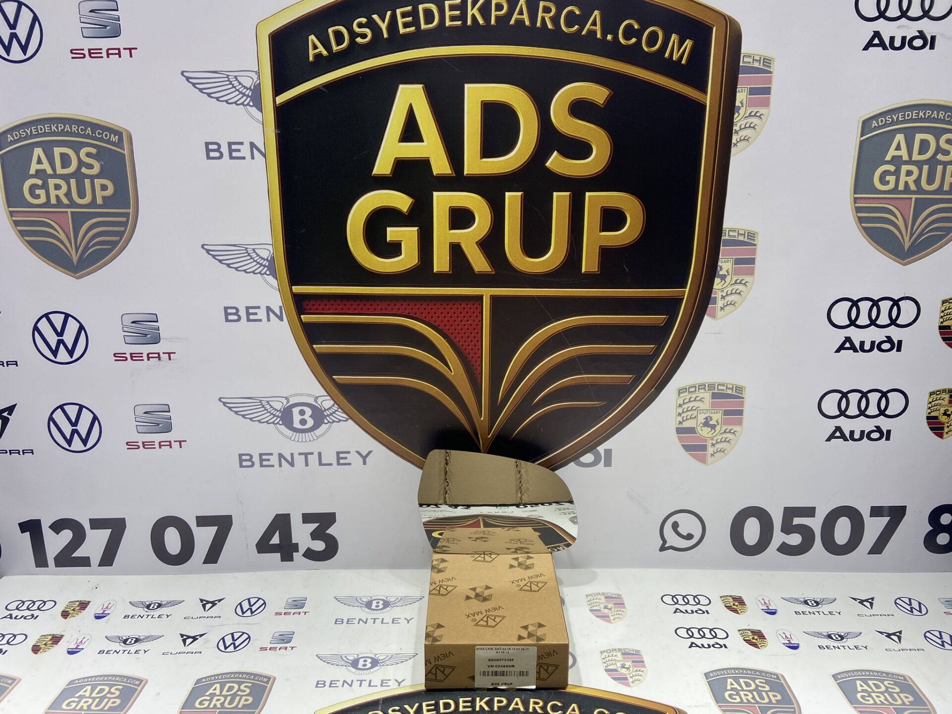 Audi A4 2008-2015 Sağ Ayna Camı Elektrikli Isıtmalı 8K0857536F