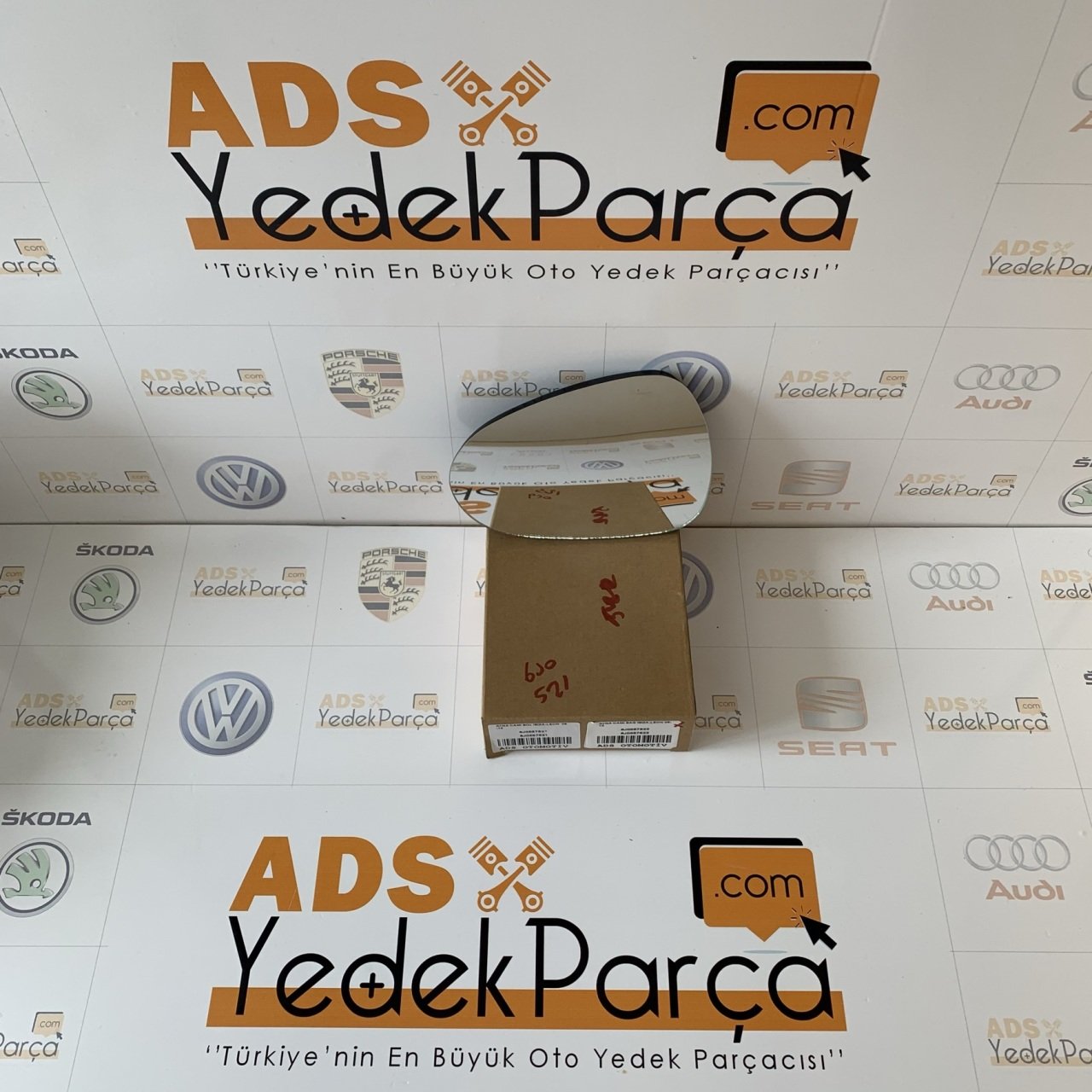 Seat İbiza 2008-2012 Arası Sol Ayna Camı Elektrikli Isıtmalı İthal Ürün 6J0857521