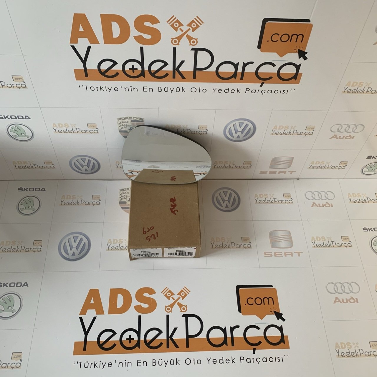 Seat İbiza 2008-2012 Arası Sağ Ayna Camı Elektrikli Isıtmalı İthal Ürün 6J0857522