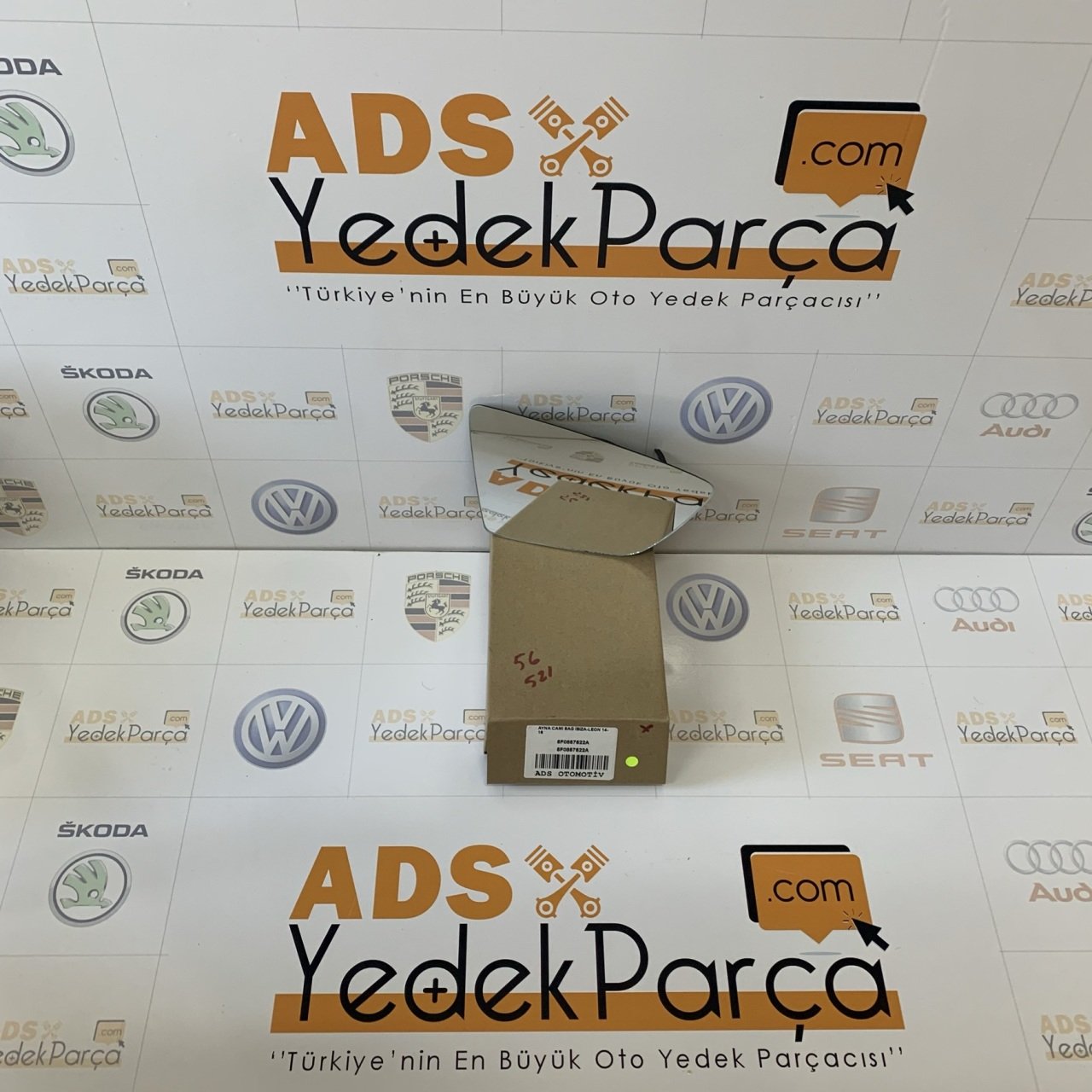 Seat Leon 2014-2016 Arası Sağ Ayna Camı Elektrikli Isıtmalı İthal Ürün 5F0857522A