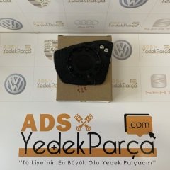 Skoda Octavia  2009-2013 Sağ Ayna Camı Geniş Açılı Elektrikli Isıtmalı İthal  5E0857522