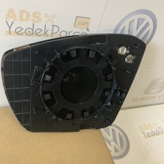 Skoda Octavia  2009-2013 Sağ Ayna Camı Geniş Açılı Elektrikli Isıtmalı İthal  5E0857522