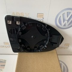 Volkswagen Golf 7 2013-2017 Sol Ayna Camı Elektrikli Isıtmalı Kör Noktalı İthal 5G0857521