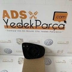 Volkswagen Golf 6 2019-2013 Sol Ayna Camı Elektrikli Isıtmalı Kör Noktalı İthal 5K0857521