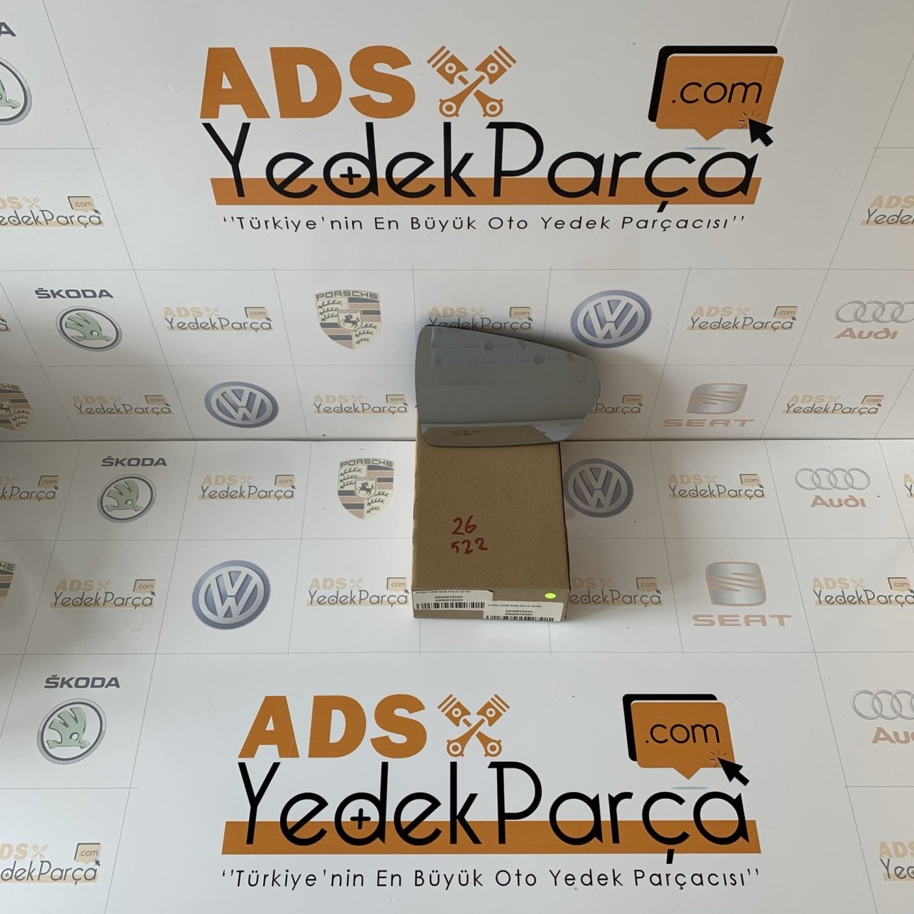 Volkswagen Polo 2018 Sonrası Sağ Ayna Camı Elektrikli Isıtmalı İthal  2G0857522