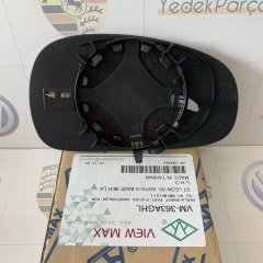 Seat Leon 2006-2010 Sol Elektrikli Kör Noktalı Ayna Camı Wievmax 1P1857521