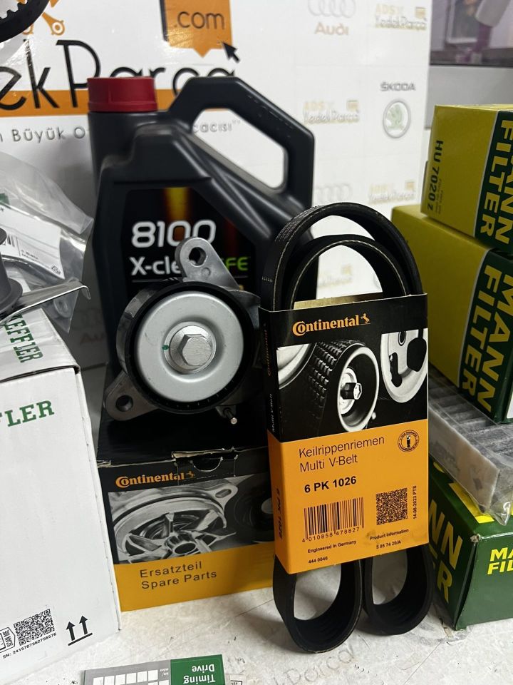 T roc 1.6 Tdı Clh Cxx Dcx Ağır Bakım Trigerli V Kayış Gergili Set Antifirizli