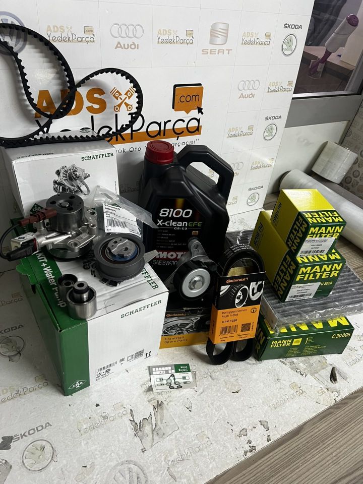 T roc 1.6 Tdı Clh Cxx Dcx Ağır Bakım Trigerli V Kayış Gergili Set Antifirizli