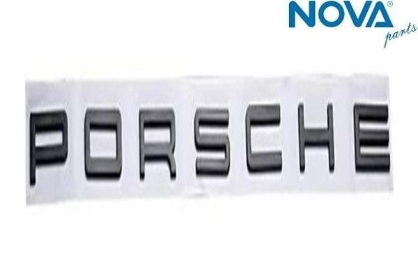 Porsche Yazı Porsche Siyah