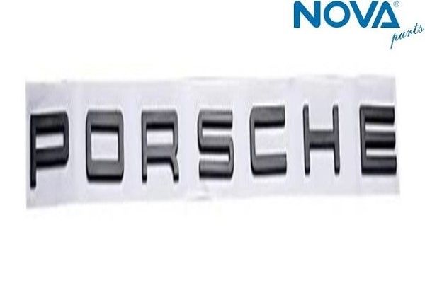 Porsche Yazı Porsche Siyah