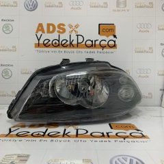 Seat İbiza 2002-2009 Arası Sol Far Tek Göz Depo Marka 6L1941751M