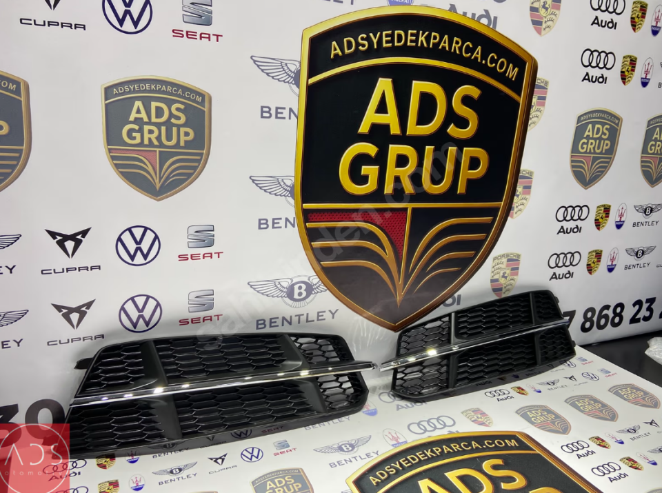 Audi A6 2015 - Ön Tampon Izgara Sağ-Sol Siyah S-Line 4G0807647B