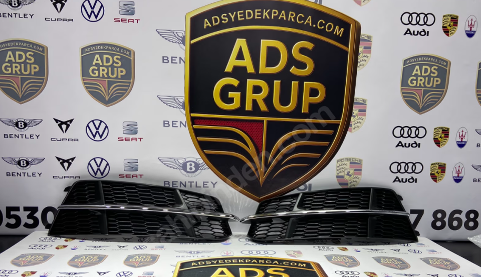 Audi A6 2015 - Ön Tampon Izgara Sağ-Sol Siyah S-Line 4G0807647B