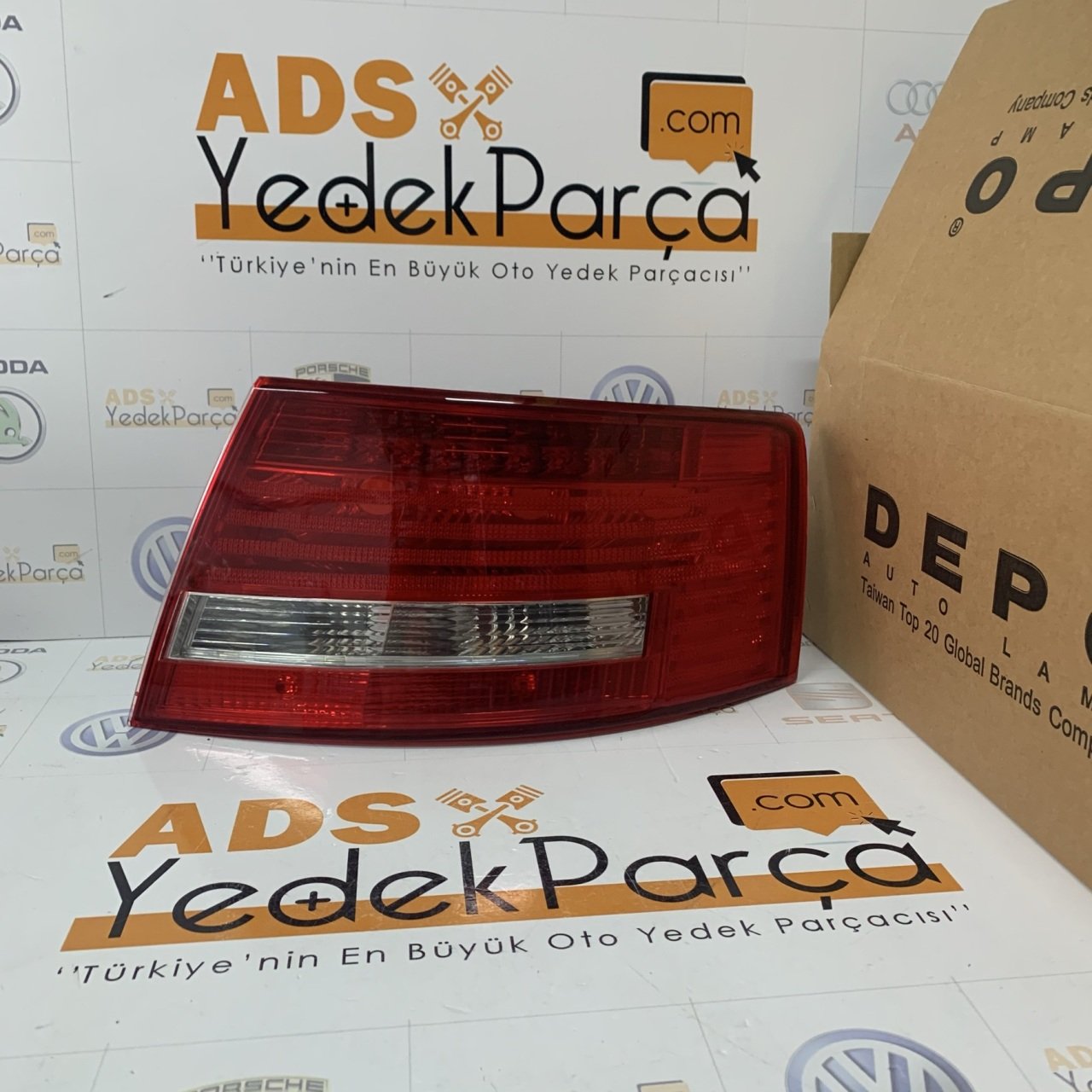 Audi A6 2005-20011 Arası Dış Sağ Ledli Stop Depo Marka Taiwan 4F5945096N