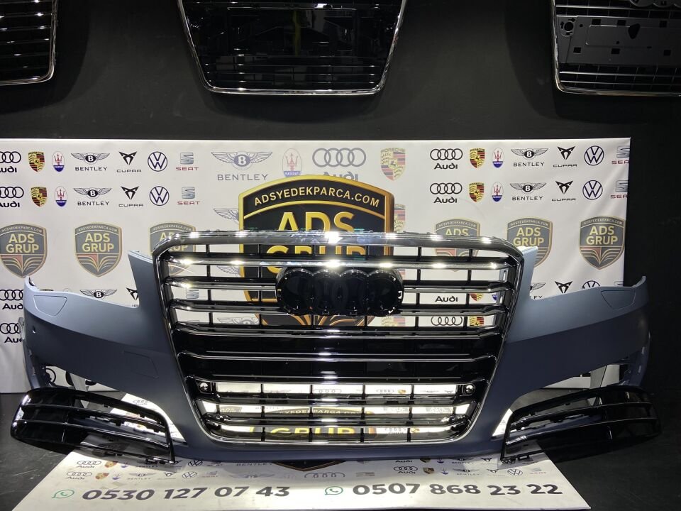 AUDİ A8 2010-2013 ÖN TAMPON SİS KAPAKLI PANJURLU DOLU 4H0807065C