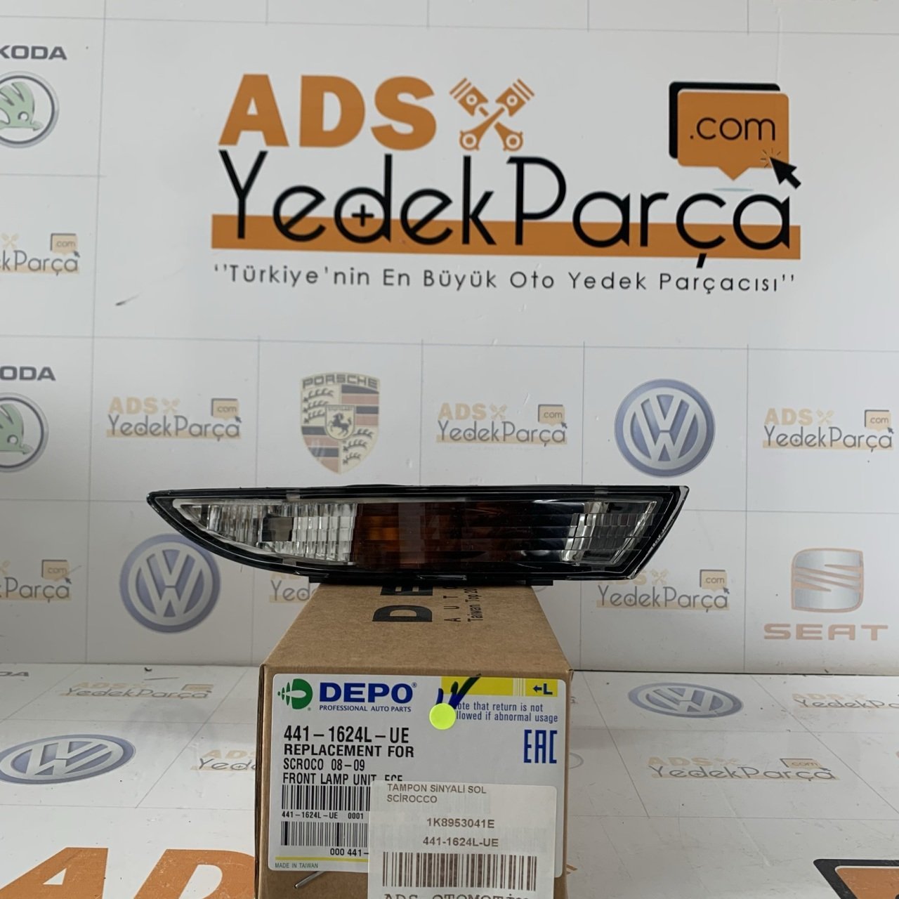 Volkswagen Scirocco Tampon Sinyali Sol Depo Marka Taiwan 1K8953041E