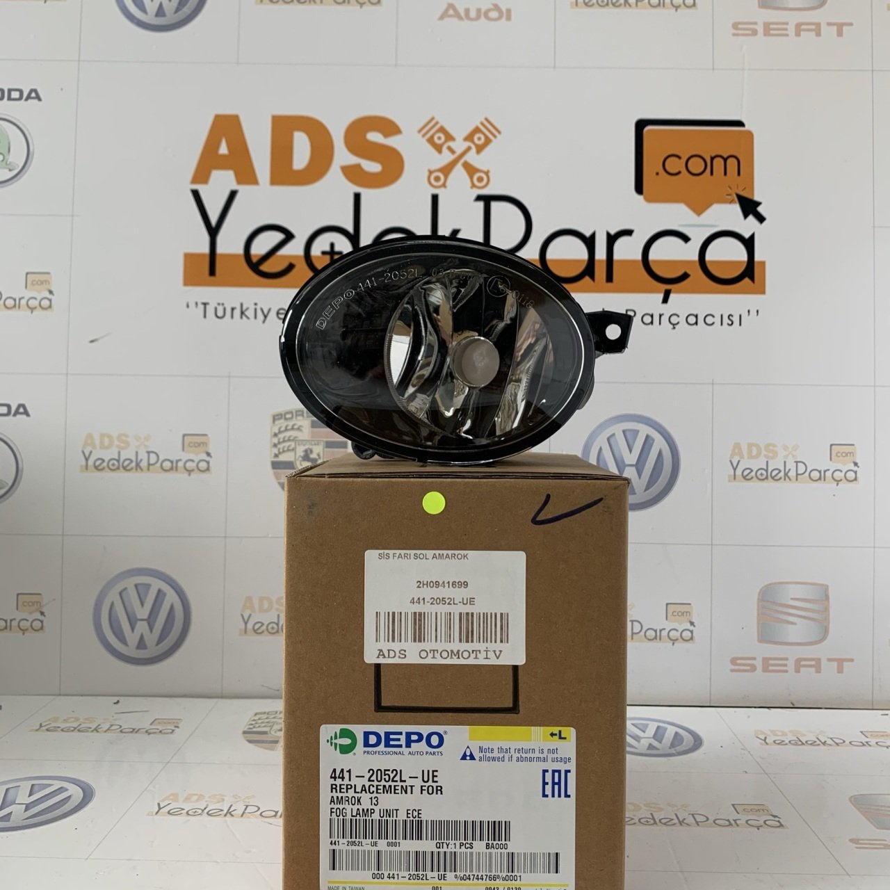 Volkswagen Amarok 2010 Sonrası Sol Sis Farı Depo Marka Taiwan 2H0941699