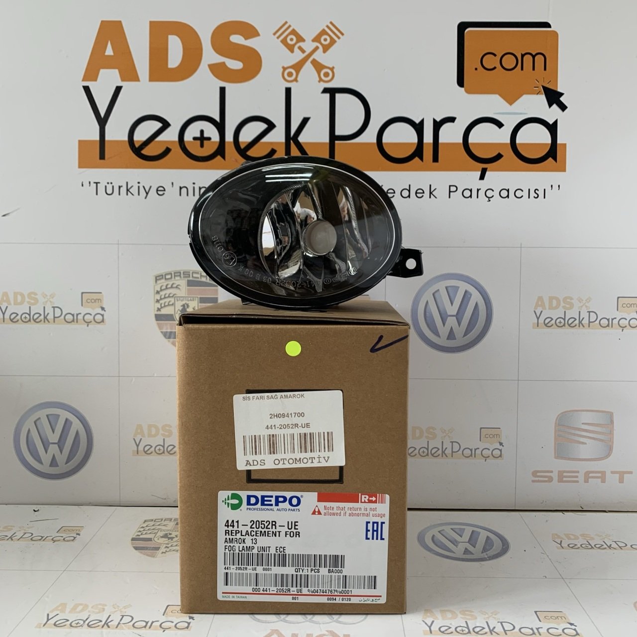 Volkswagen Amarok 2010 Sonrası Sağ Sis Farı Depo Marka Taiwan 2H0941700
