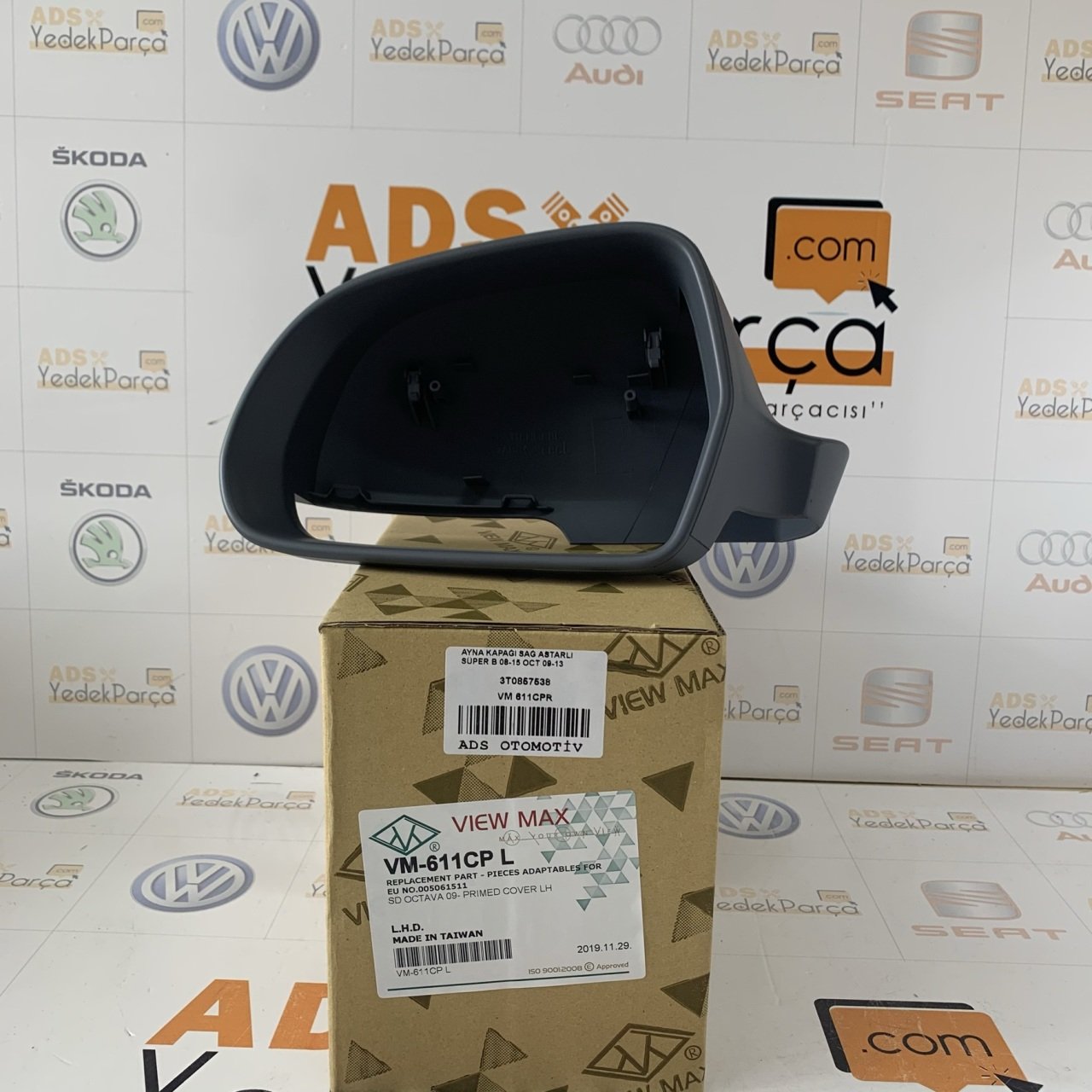 Skoda Superb 2008-2015 Sol Ayna Kapağı Viewmax Taiwan 3T0857537
