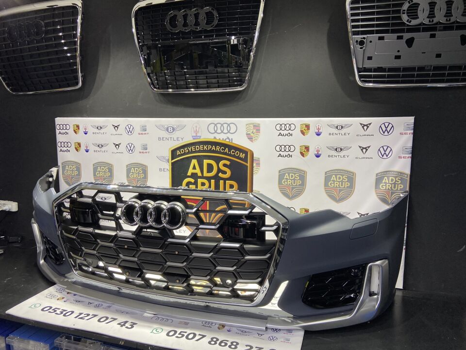 AUDI A6 C8 S-LINE 19-24 (19-24 ARASI A6 SEDAN ICIN UYUMLUDUR)TAMPON SETI ON  BLACK EDITION