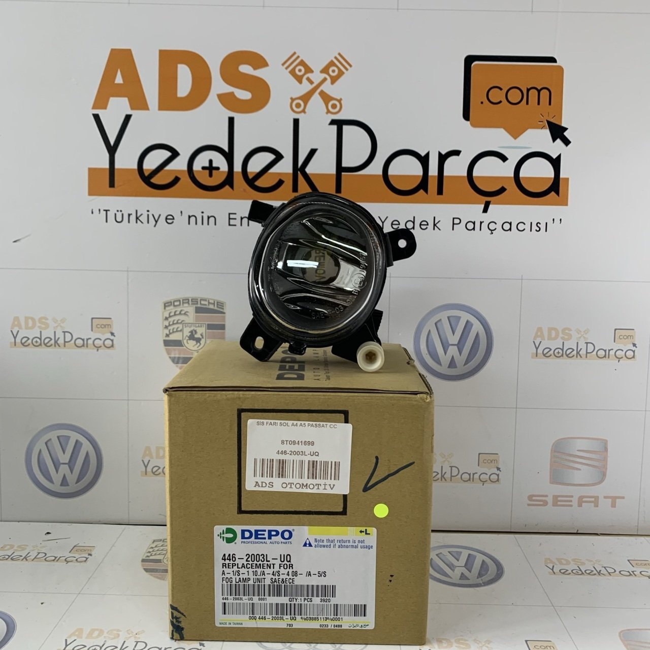 Audi A4 2008-2012 Sol Sis Farı Depo Marka Taiwan 8T0941699