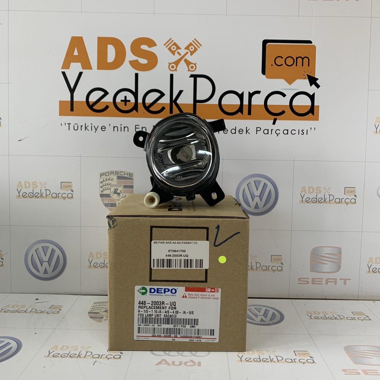 Audi A4 2008-2012 Sağ Sis Farı Depo Marka Taiwan 8T0941700