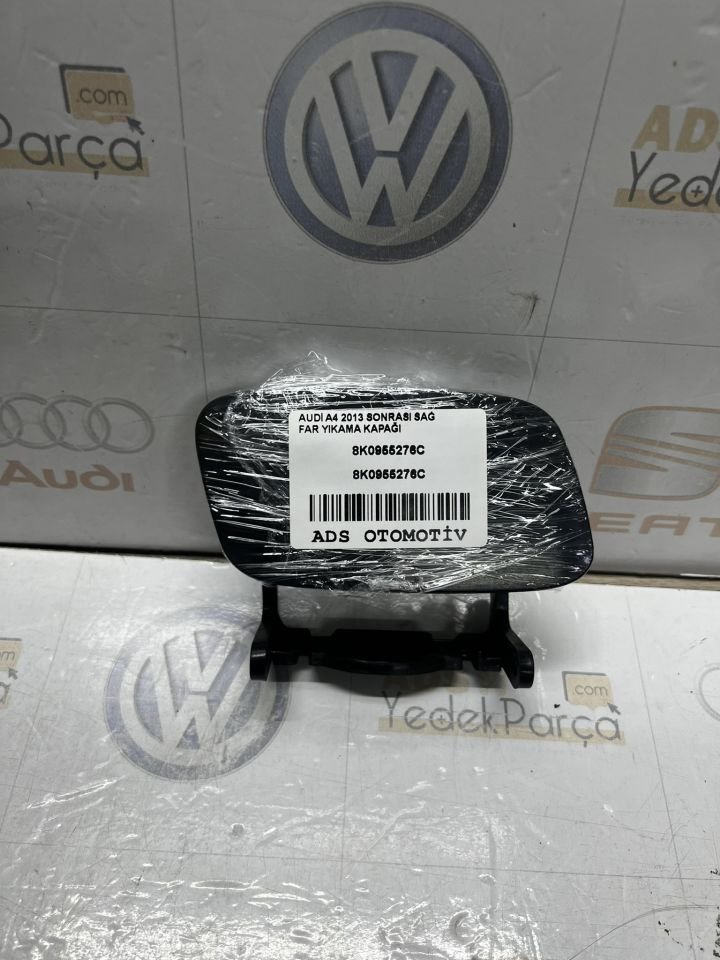 Audi A4 2013-2017 Sol Far Yıkama Kapağı