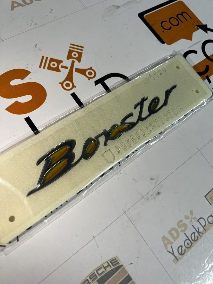 Porsche Boxster Yazısı Küçük Krom Tip 2,4 18,5 CM