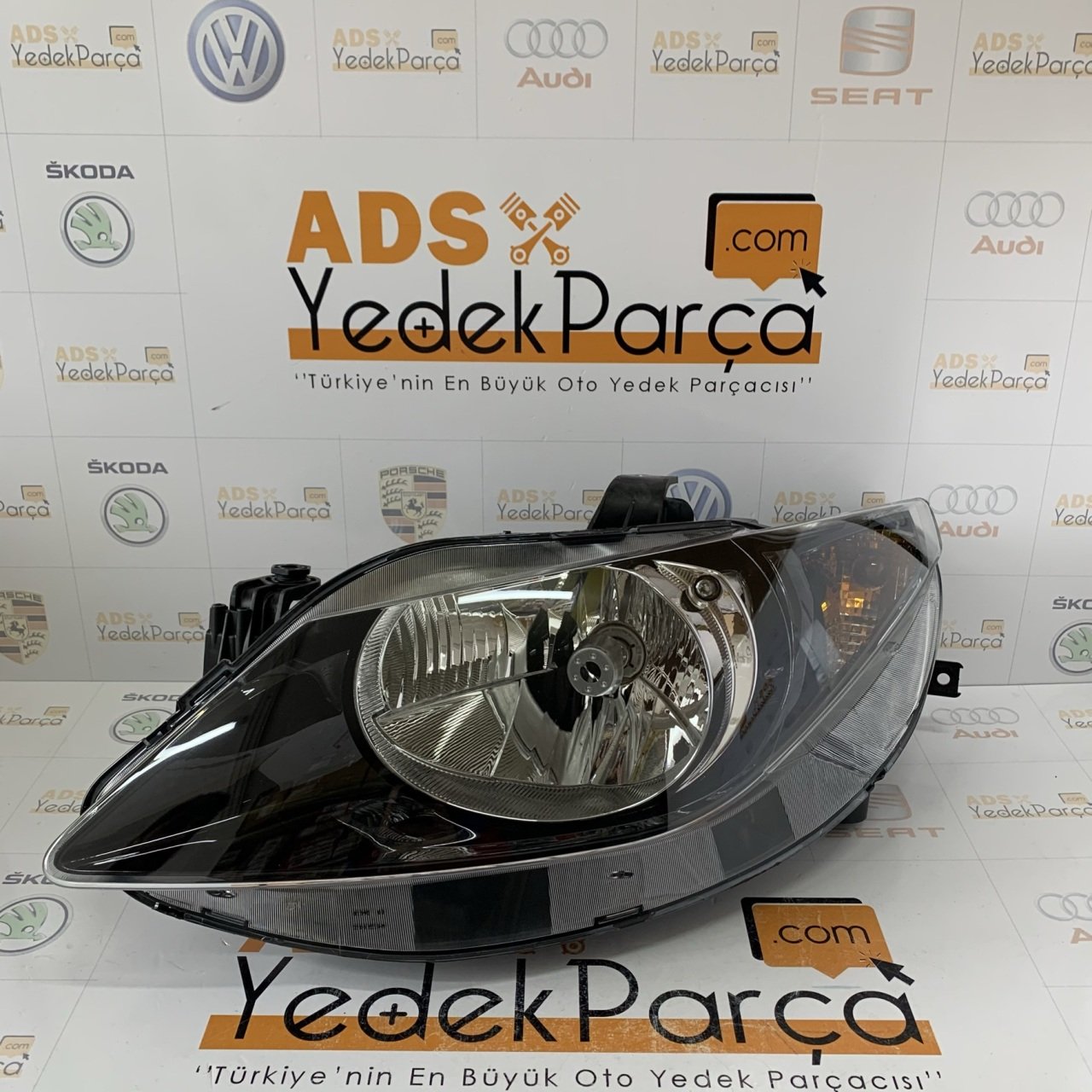 Seat İbiza 2008 Sonrası Sol Far Tek Göz H4 Ampul Valeo Orijinal 6J1941021A