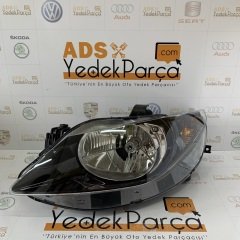 Seat İbiza 2008 Sonrası Sol Far Tek Göz H4 Ampul Valeo Orijinal 6J1941021A
