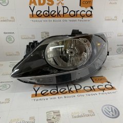 Seat İbiza 2008 Sonrası Sol Far Tek Göz H4 Ampul Valeo Orijinal 6J1941021A
