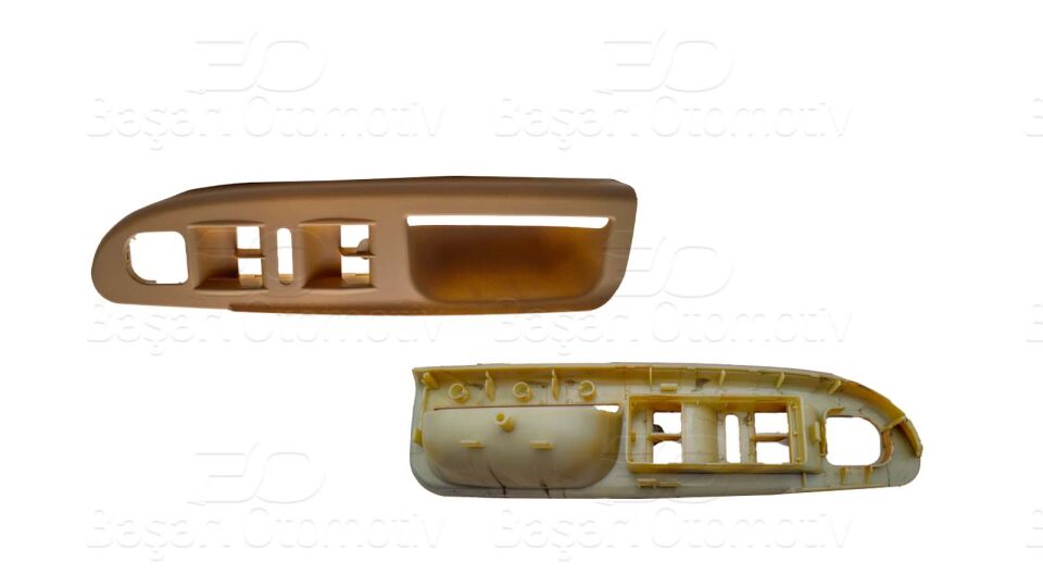 Volkswagen Passat B6 Cam Düğme Çerçevesi Ön Dörtlü Krem (2005 - 2011 Model)