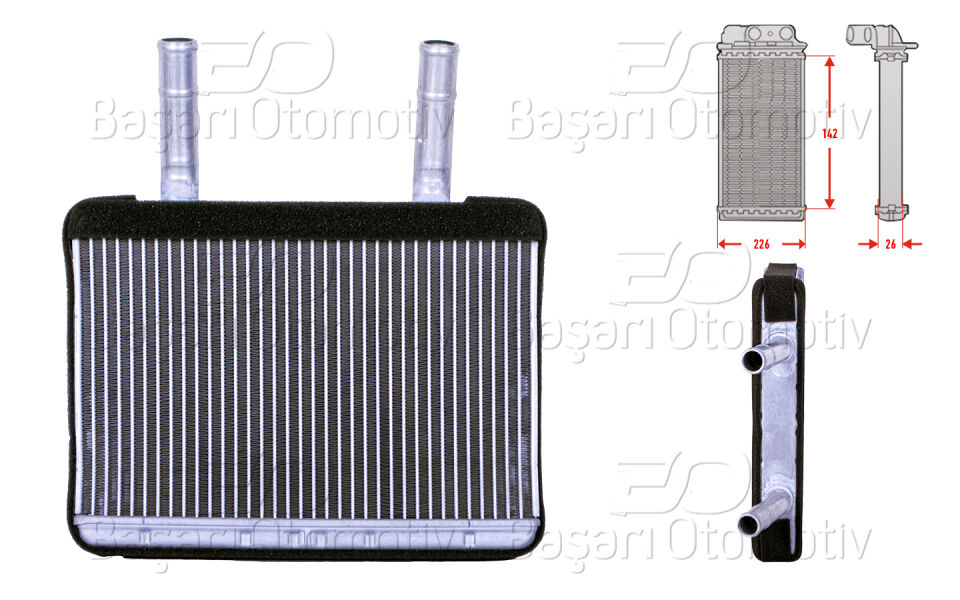 HYUNDAI KAMYONET KIA BONGO 04 >KALORIFER RADYATORU BRAZING
