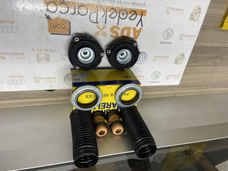 VW Golf 5 Caddy Touran 1.4 1.6 Amortisör Takozu + Rulman Set + Cıvata Takımı (2004 Model ve Sonrası)