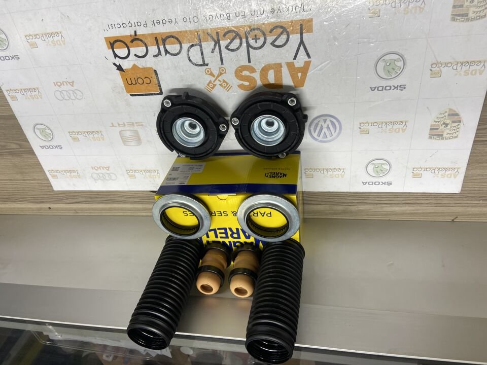 VW Golf 5 Caddy Touran 1.4 1.6 Amortisör Takozu + Rulman Set + Cıvata Takımı (2004 Model ve Sonrası)
