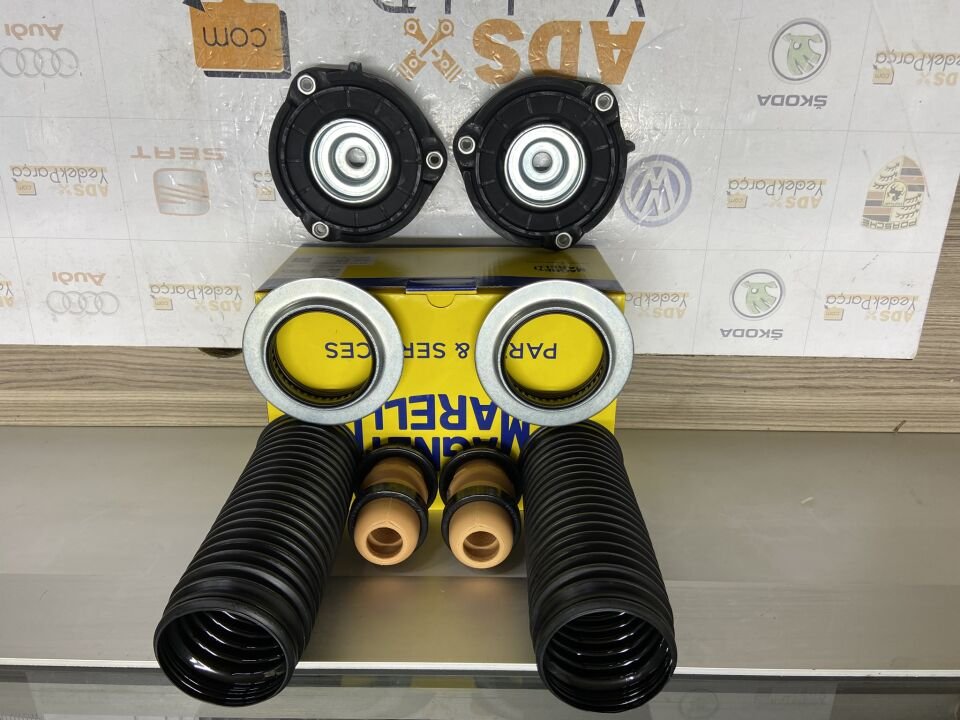 VW Golf 5 Caddy Touran 1.4 1.6 Amortisör Takozu + Rulman Set + Cıvata Takımı (2004 Model ve Sonrası)