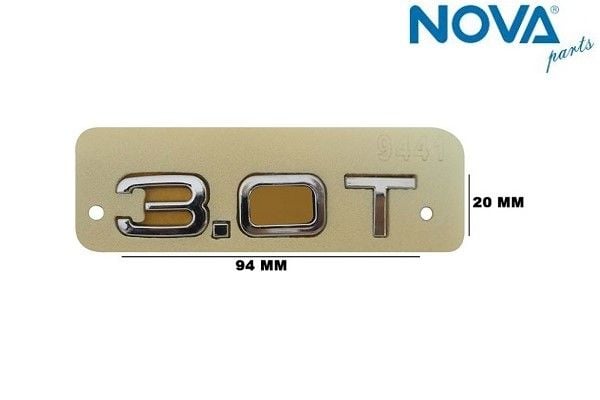 Audi A4 - Audi A5 - Audi A6 Bagaj Yazısı Logo Emblem ( 3.0 T )