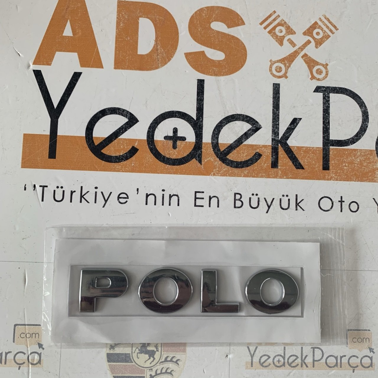 Volkswagen Polo 2000-2009 Polo Yazısı İthal 6N0853687H