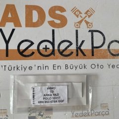 Volkswagen Polo 2010-2017 Arası Bagaj Tdı Yazısı İthal 6R0853675A