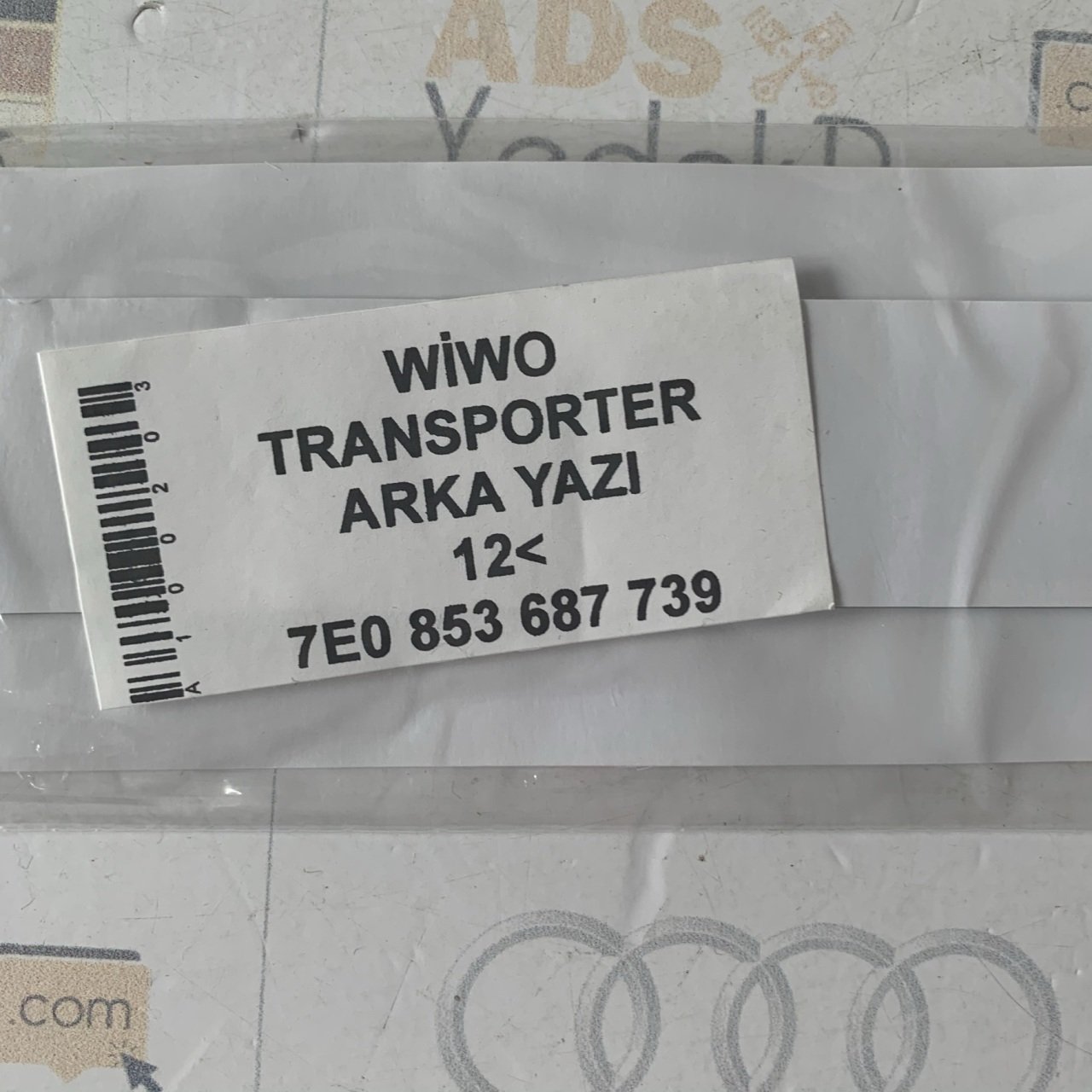 Volkswagen T6 Transporter Yazısı 2012 Sonrası İthal (7E0853687)