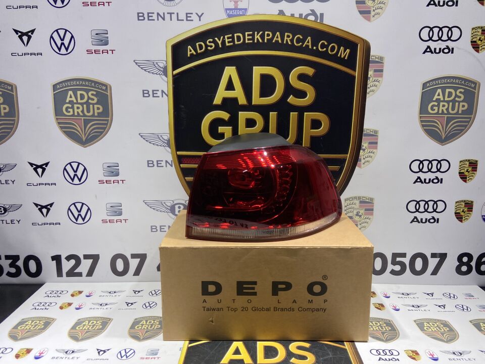 5K0945096K - VW Golf 6 Sağ Dış Arka Stop Lambası Sıfır