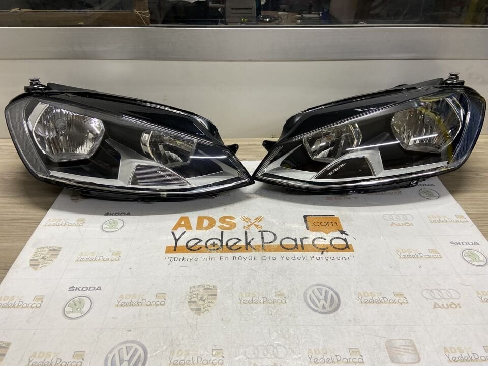 VW Golf Sağ Sol Düz Far Takımı 2013- 561941006