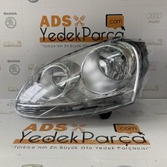 Volkswagen Golf V 2004 Sonrası Sol Far Krom İthal 1K6941005