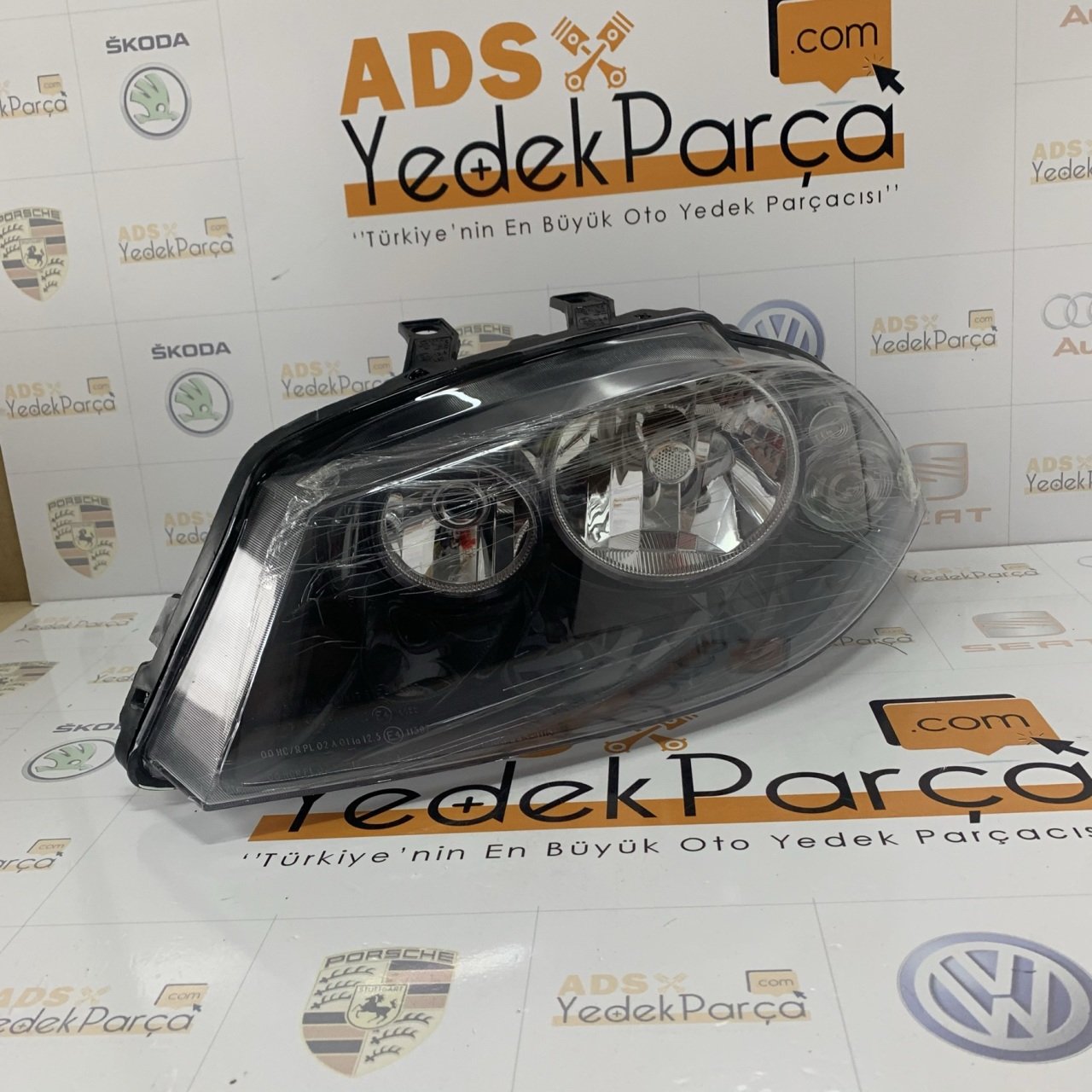 Seat İbiza 2002-2009 Arası Sol Far Çift Göz Depo Marka 6L1941751B