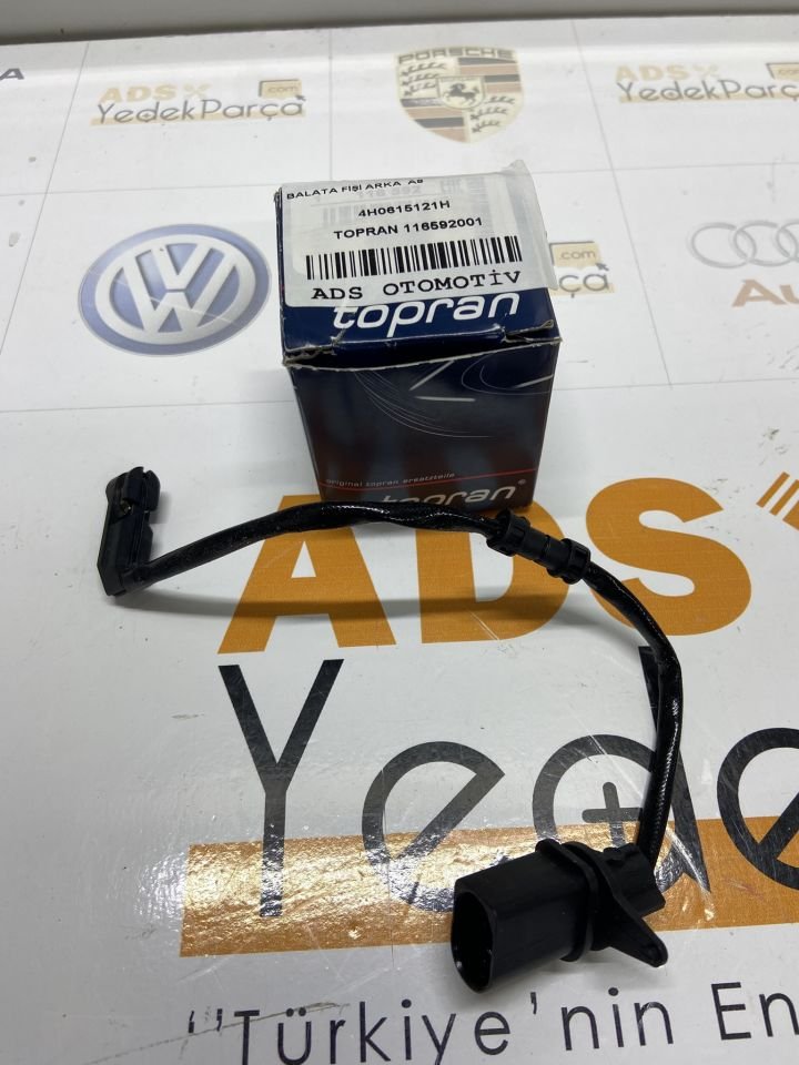 Audi A8 Arka Balata Fişi 255MM Topran Alman