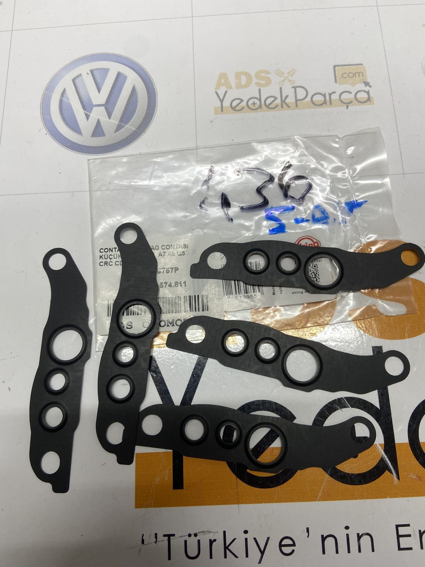 Porsche Cayenne Audi  A6 A7 A8 Q5 3.0TDI CRC CDUC Turbo Yağ Contası Küçük Elring