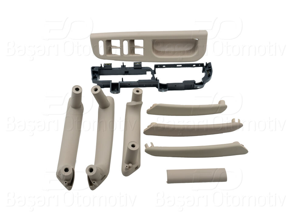 VW PASSAT B5 B5.5 96-05KAPI KOL TUTAMAK SETI (CAM DUGME CERCEVELI) BEJ