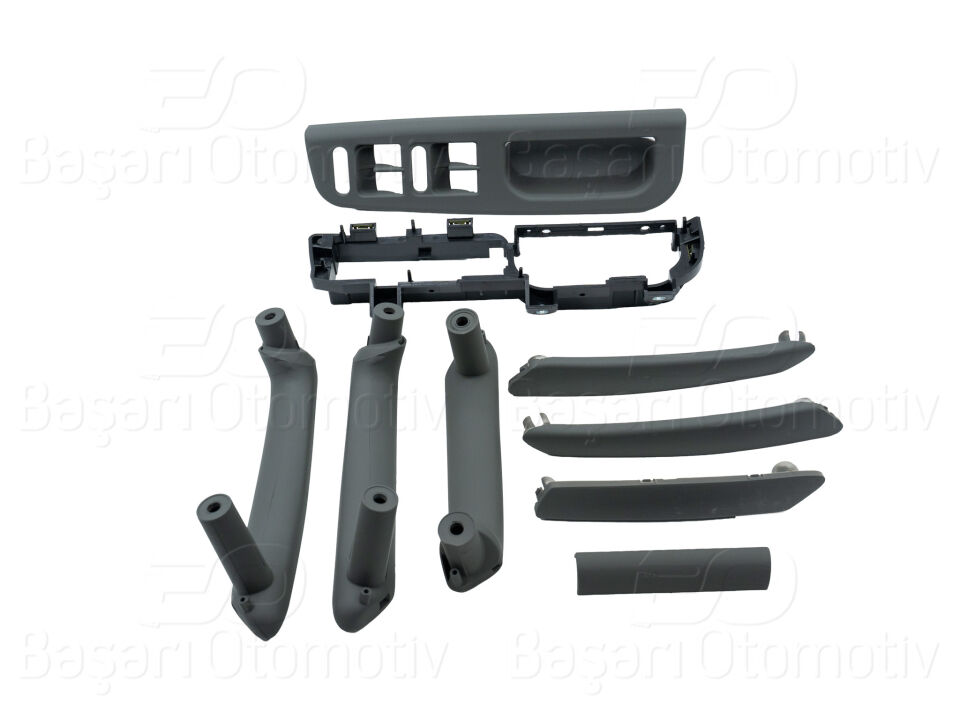 VW PASSAT B5 B5.5 96-05KAPI KOL TUTAMAK SETI (CAM DUGME CERCEVELI) GRI