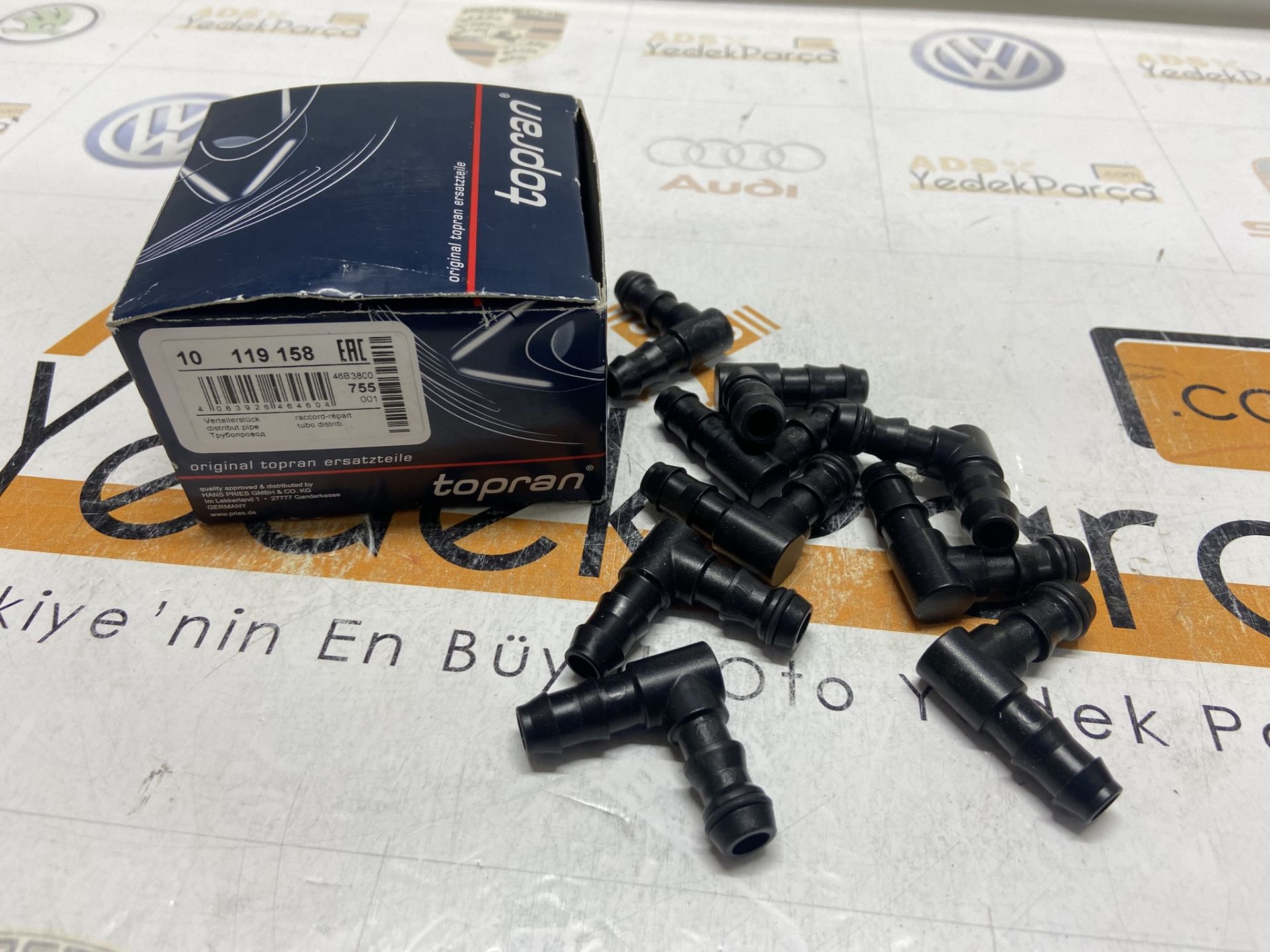 Volkswagen Audi Seat Skod Porsche Far Yıkama Bağlantı Hortumu