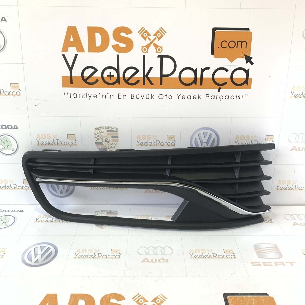 Volkswagen Polo 2014 Sonrası Sol Sis Kapak Kromlu  6C0854661C